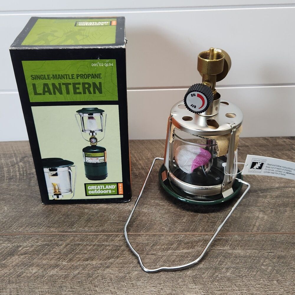 Greatland Outdoors Target Single-Mantle Propane Lantern Vintage NEW Old Stock